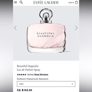 New Estée Lauder Beautiful Magnolia Eau de Parfum Spray 50ml